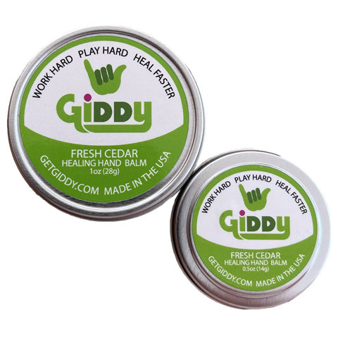 Giddy Cedar Mint Hard Lotion, Balm & Salve